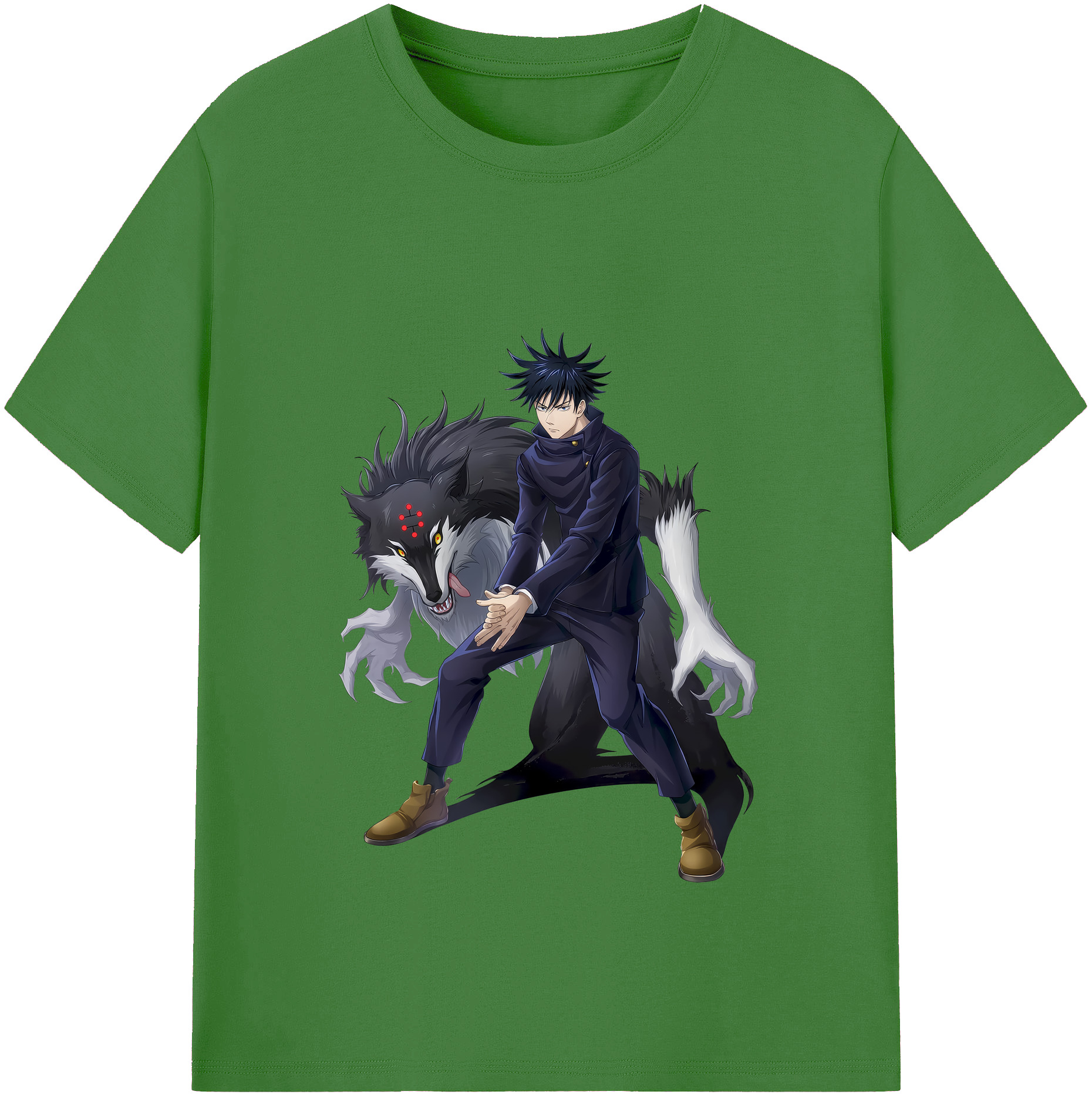 （画像用） 呪術廻戦 Jujutsu Kaisen レディースカジュアルプリントTシャツ（綿100％）